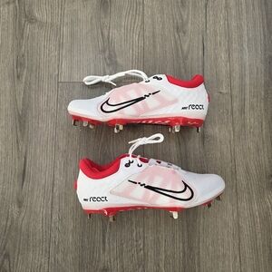 Nike Hyperdiamond 4 Elite White Softball Cleats Womens Size 10